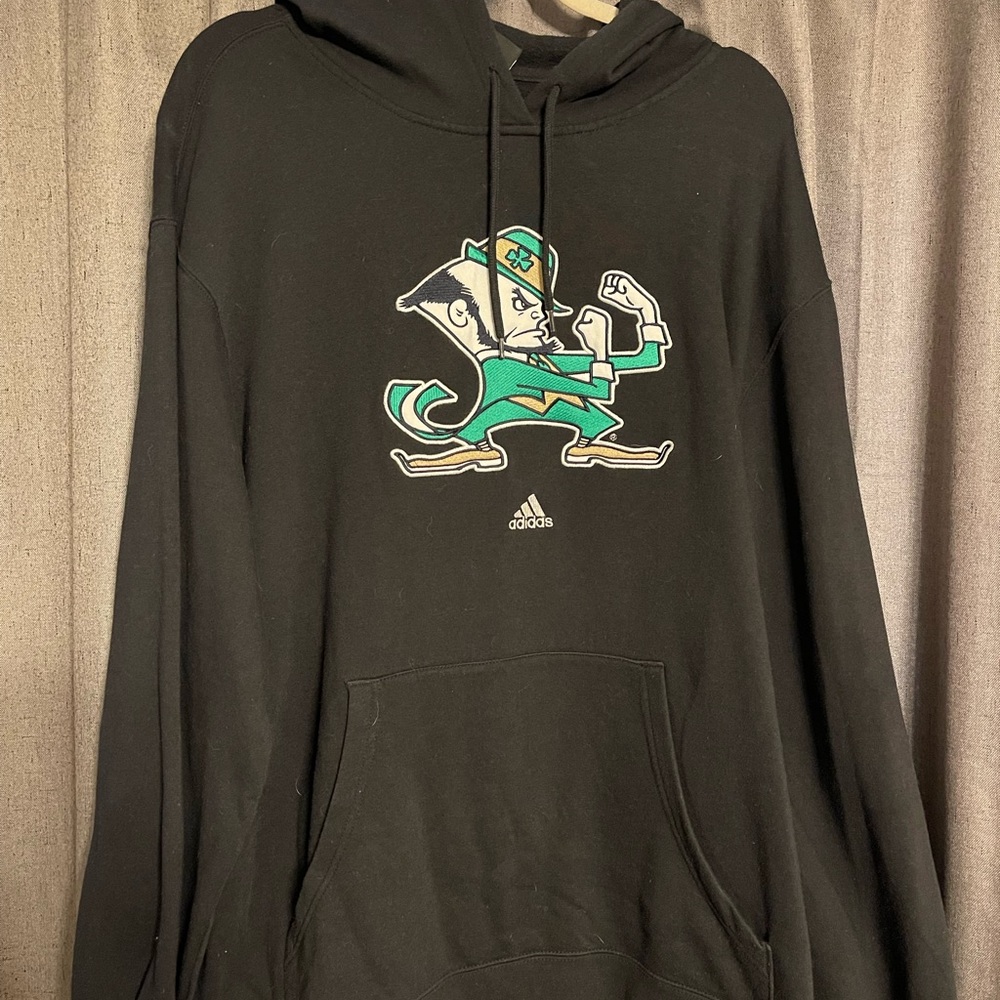 Notre Dame adidas hoodie xxl